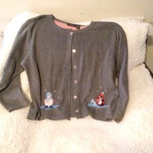 Button up winter/ Christmas sweater